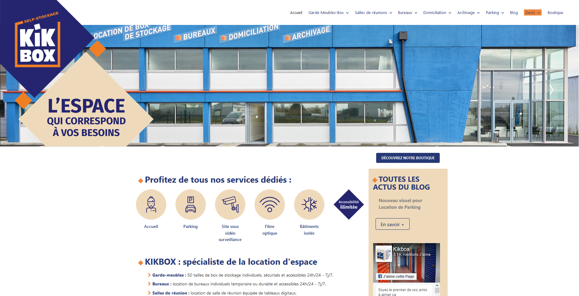 Refonte du site Kikbox.fr